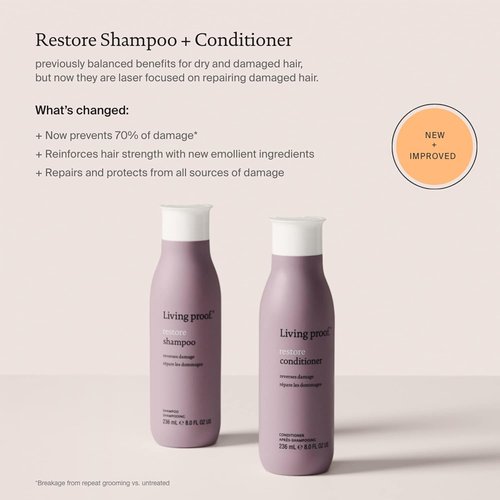 Living Proof Restore Conditioner - Nourishing Formula for Healthy, Hydrated Hair | 8 oz