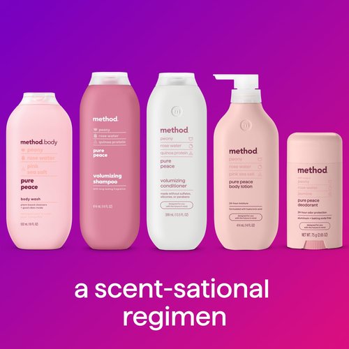 Method Body Wash (18oz) and Lotion (14oz) Gift Set, Pure Peace