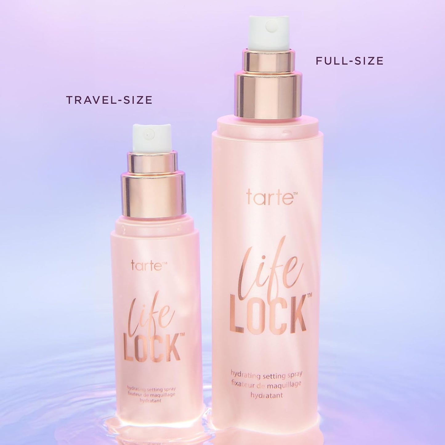 Tarte Life Lock Hydrating Setting Spray - 10-in-1 Weightless Mist with Hyaluronic Acid for Long-Lasting Makeup