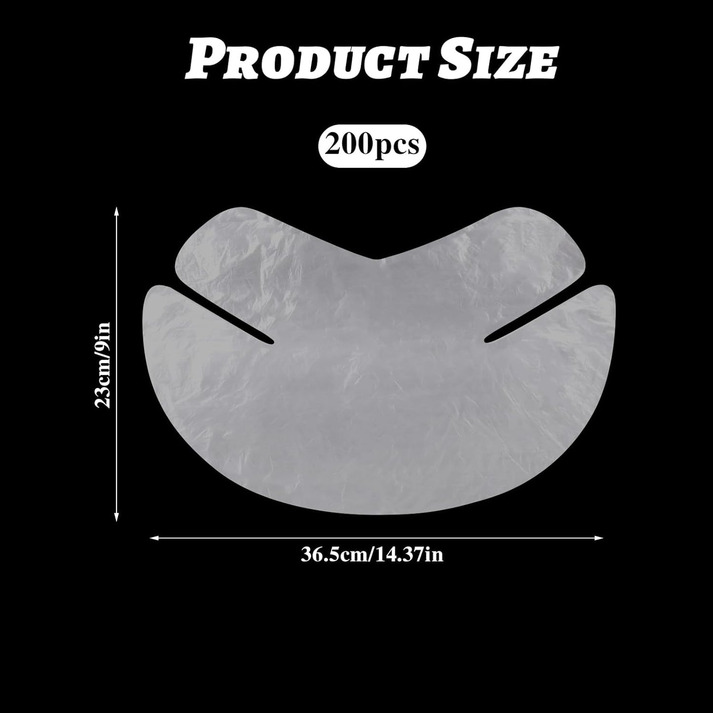 Skiennix Neck Wrinkle Mask - 200 Disposable Sheets for Moisture Lock & Firming | DIY Skin Care