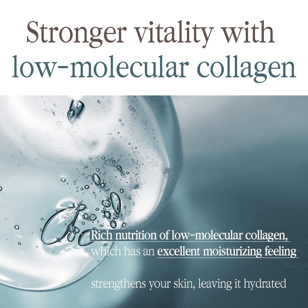 Pyunkang Yul Fermented Black Tea Revitalizing Mask Pack with Low Molecule Collagen, Shea Butter, Skin Revival, Elasticity Care, Deep Moisturizing, Korean Face Skin Care Facial Mask Sheet 25ml x 10ea