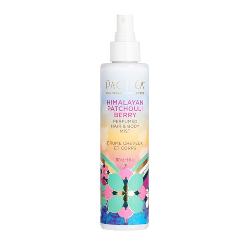 Pacifica Beauty Himalayan Patchouli Berry Hair & Body Mist, Fragrance, Perfume Body Spray, Grapefruit, Sweet Gourmand, Vegan, 6 fl oz (1 Count)