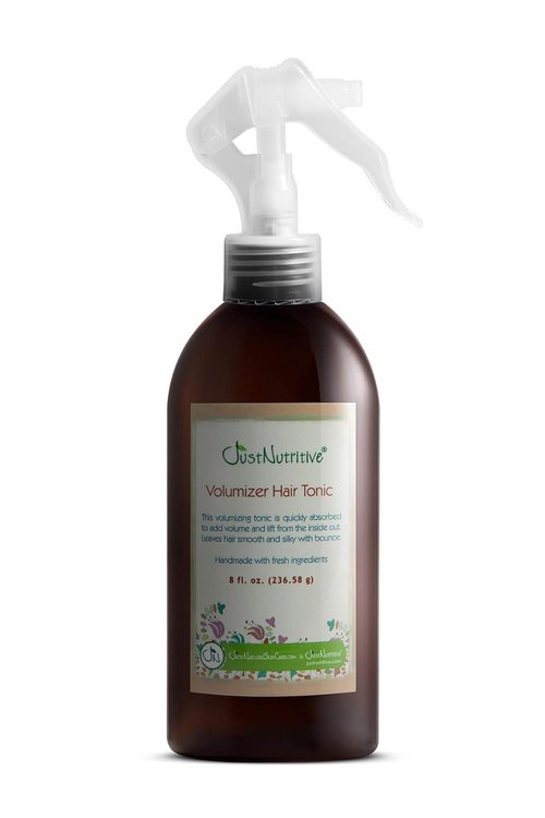 Just Nutritive Volumizer Hair Tonic - Instant Volume & Lift for All Hair Types | 8 Fl Oz