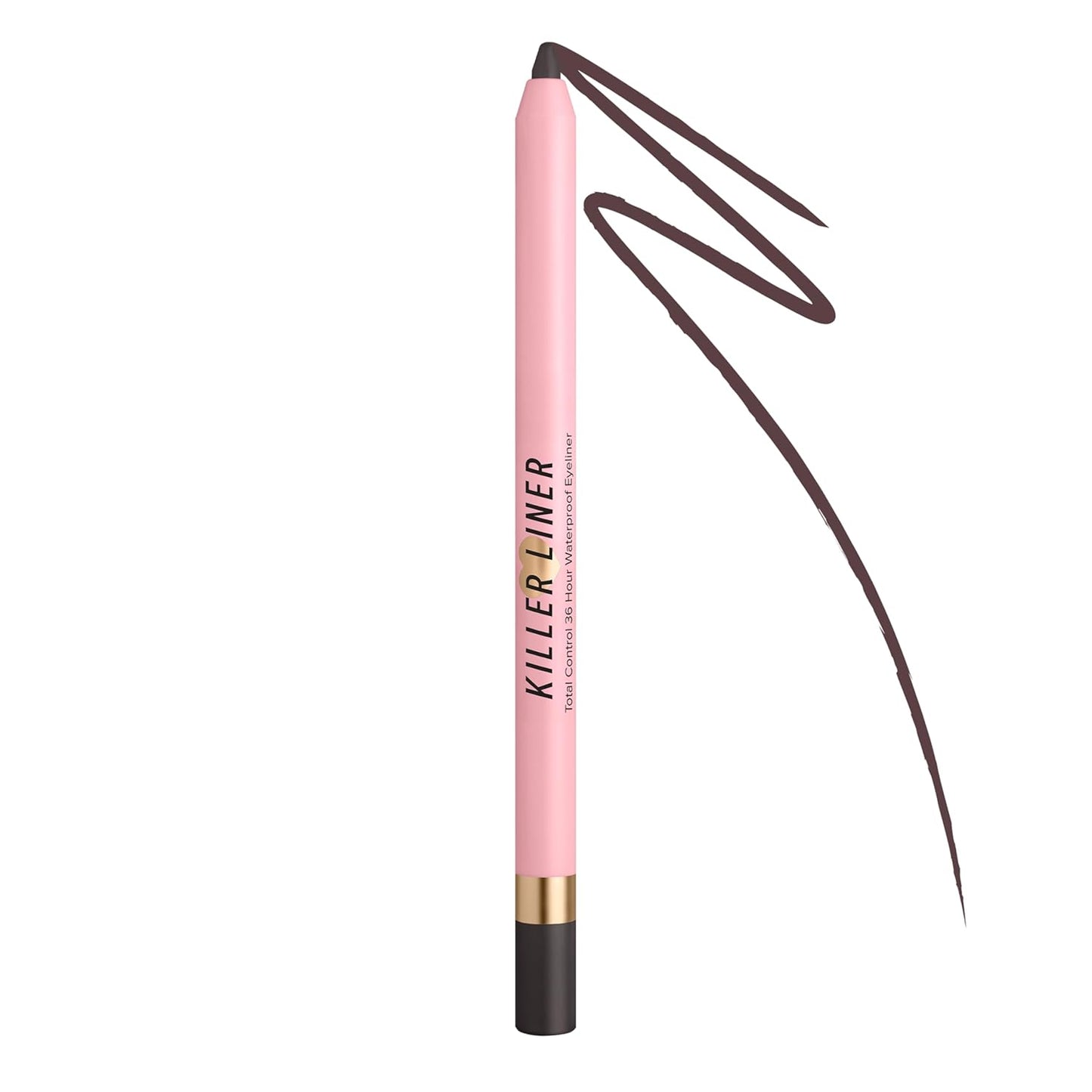 Too Faced Killer Liner | 36-Hour Waterproof Gel Eyeliner Pencil - Long Lasting, Non-Flaking, 0.04 Ounce