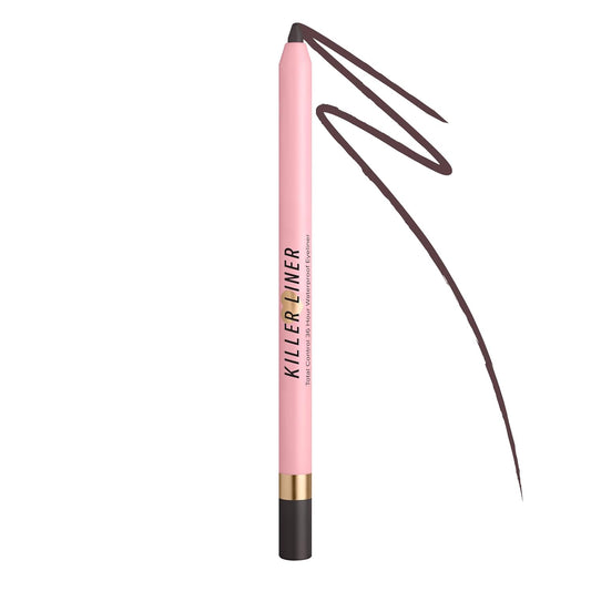 Too Faced Killer Liner | 36-Hour Waterproof Gel Eyeliner Pencil - Long Lasting, Non-Flaking, 0.04 Ounce