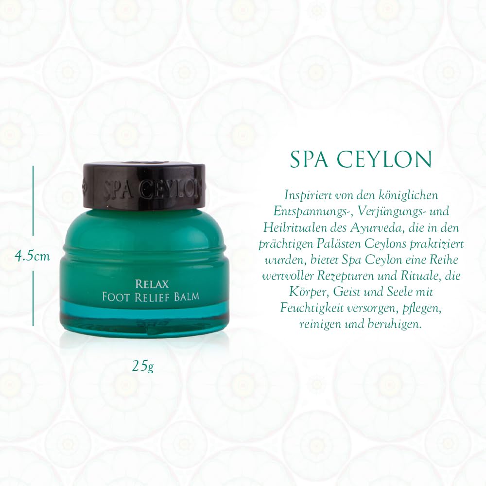 SPA CEYLON RELAX Foot Relief Balm - Instant Cooling & Soothing Hydration for Tired Feet
