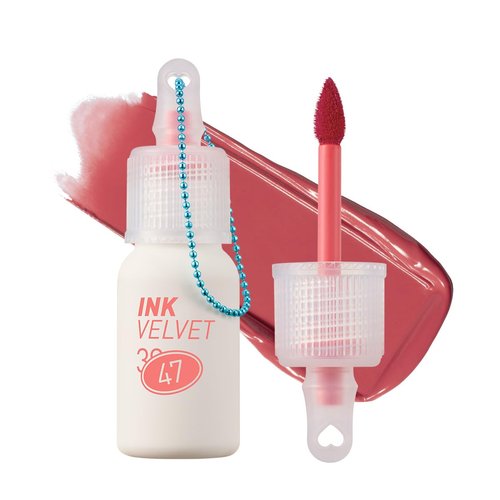 Peripera Ink The Velvet Lip Tint - High Pigment, Longwear, Weightless Formula | 047 Sunny Coral