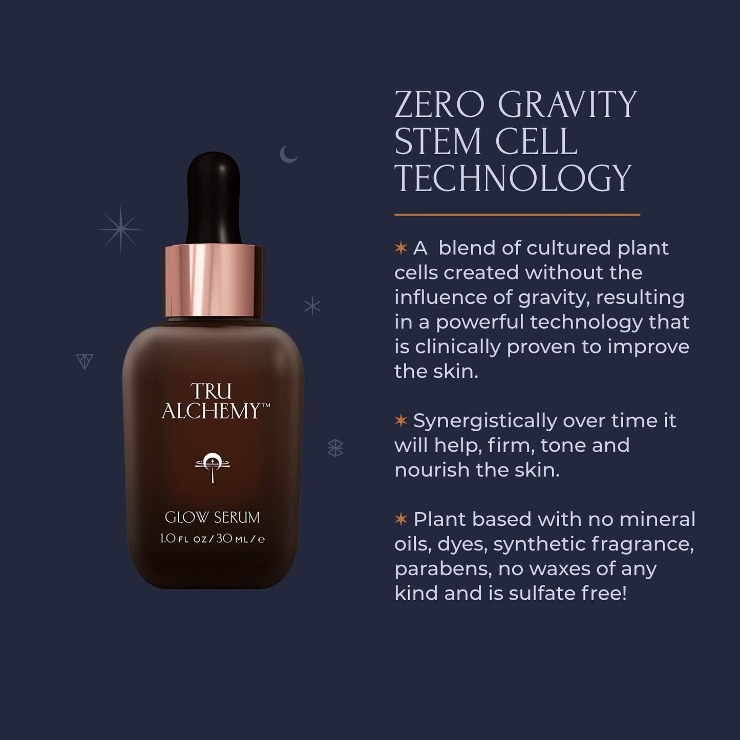 Tru Alchemy Vitamin C Glow Serum - Hydrating Anti-Aging Face Serum with Bakuchiol & Acids, 1 fl oz