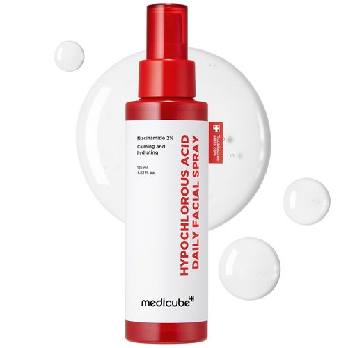 Medicube Power Soothing Spray - Hypochlorous Acid Facial Mist for All Skin Types | 4.22 fl. oz - Calming Daily Solution