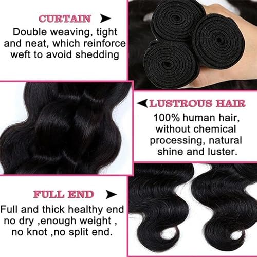 Body Wave Bundles Human Hair 22 22 22 Inch Human Hair Bundles Body Wave 3 Bundles Unprocessed Brazilian Virgin Hair Extensions