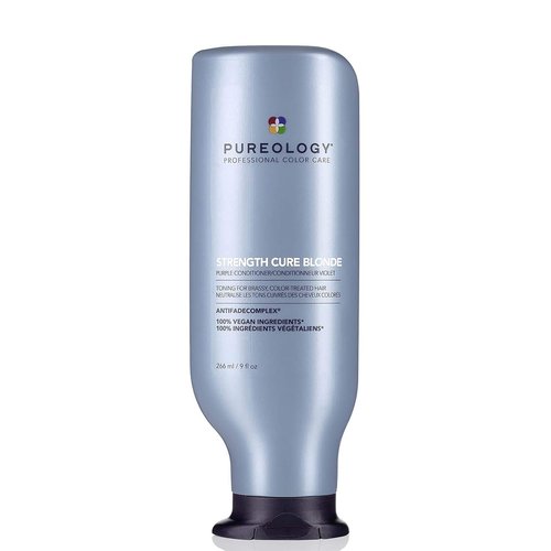 Pureology Strength Cure Blonde Purple Conditioner - Strengthens Blonde Hair & Fights Brass, Sulfate-Free & Vegan