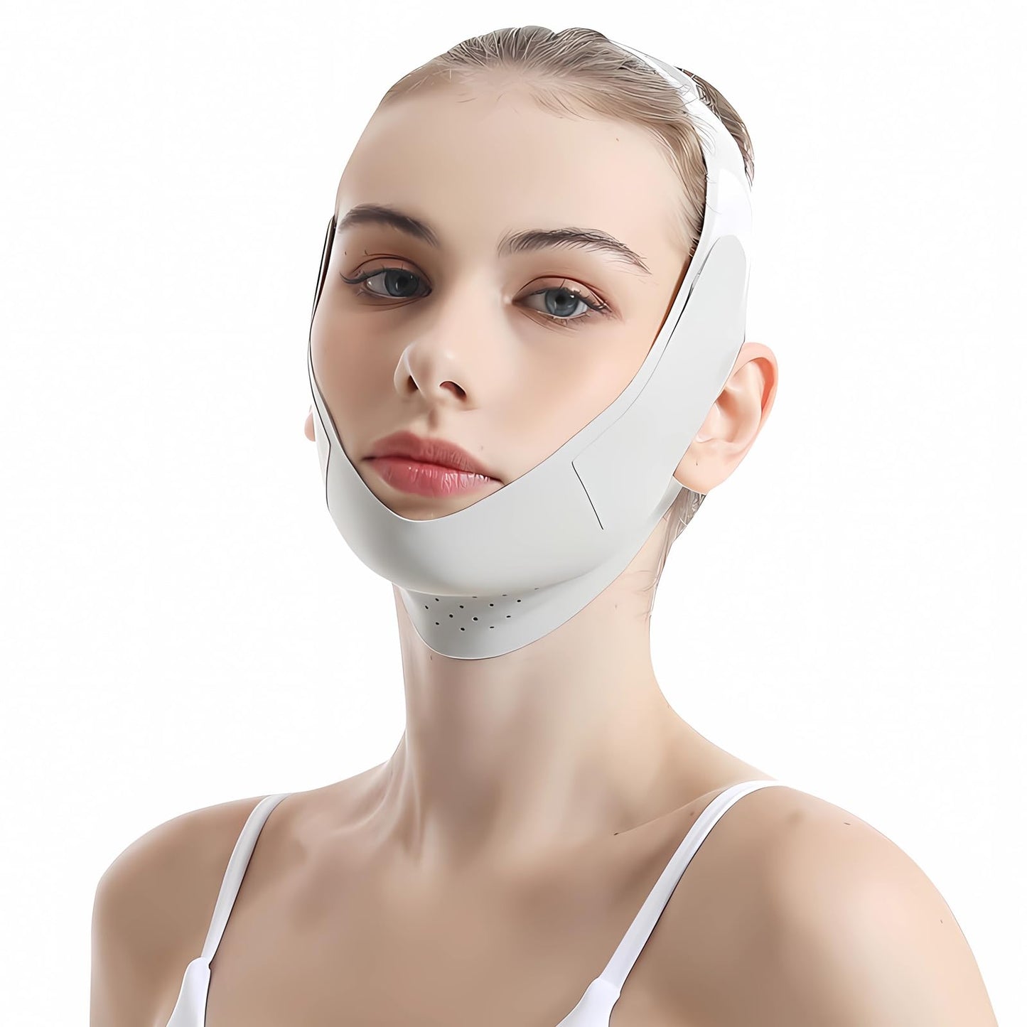 Chin Strap for Women,Reusable V Line Lifting Mask,Soft Comfortable Breathable Chin Strap for Women