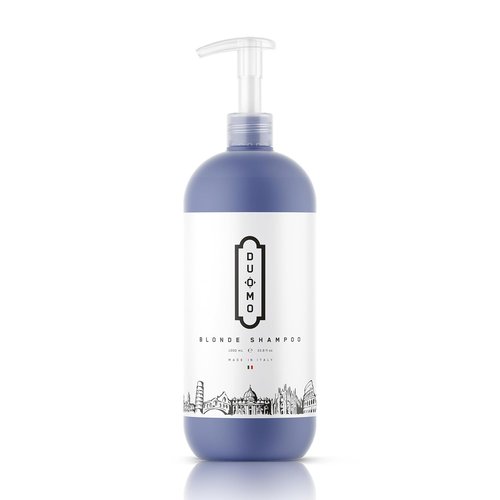 Duomo Blonde Purple Shampoo - 1L Back Bar for Vibrant Blonde Hair Care