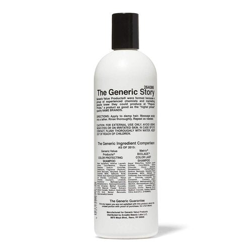 Generic Value Products Color Protecting Shampoo - Gently Moisturizes & Enhances Shine | 16 Oz