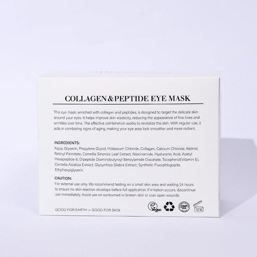 PEAUAMIE Under Eye Patches Collagen and Peptide Eye Mask for Dark Circles and Puffiness,Face Mask Skin Care Products 30 Pairs