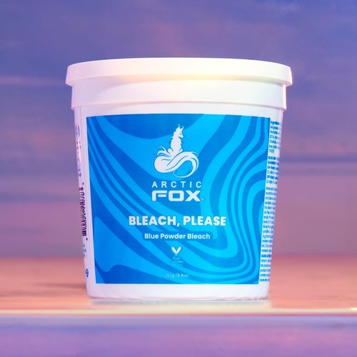 Arctic Fox Blue Powder Hair Bleach - Anti-Brass, Vegan, Cruelty-Free, Dust-Free - 8.8 oz