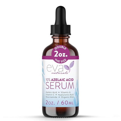 Azelaic Acid 10% Facial Serum by [Brand Name] - Lightweight Formula with Niacinamide & Hyaluronic Acid - 2 oz