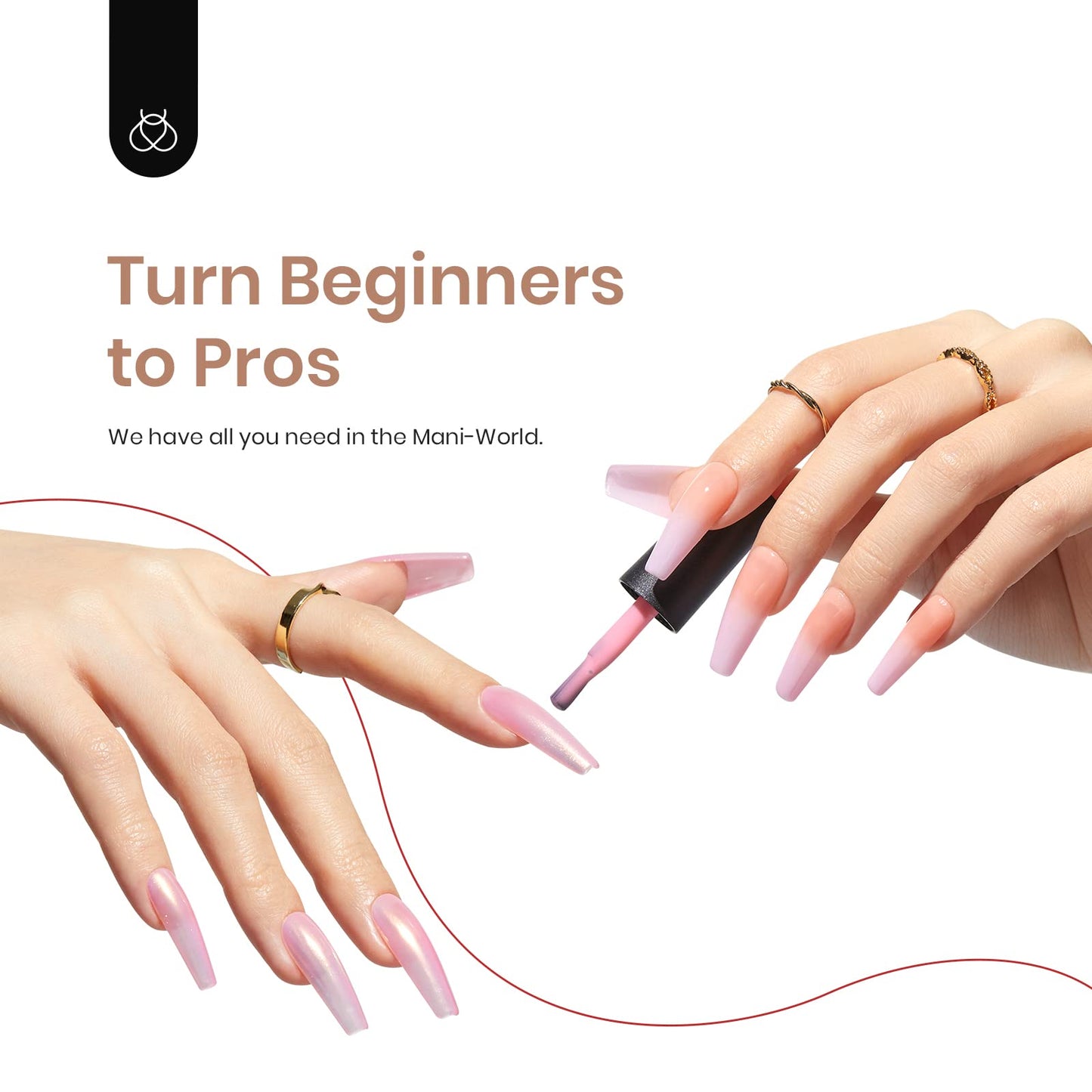 Beetles Jelly Gel Nail Polish Set, 6 Colors Milky White Sheer Pink Nude Gel Nail Kit Transparent Effect Spring Summer Gel Soak Off UV Ballet Dress DIY Manicure French Nail Art Gifts for Women