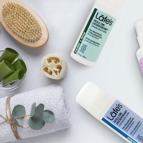 Lafe's Natural Deodorant - Aluminum-Free Cedar & Lime Roll-On | 3oz | 2 Pack for Freshness