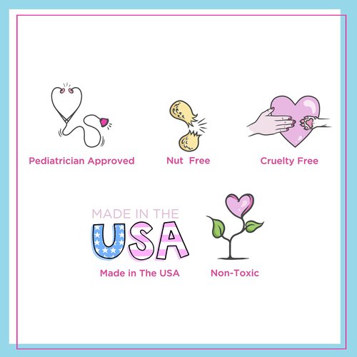Petite 'n Pretty Clear Mascara & Brow Gel - Non-Toxic Dual Purpose Makeup for Kids & Teens - Featherlight Finish
