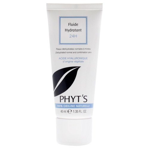Phyts 24H Moisturizing Fluid - Hydrating Face Moisturizer with Aloe Vera - Reduces Shine & Restores Skin - 1.35 oz