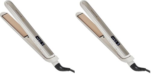 Remington Shine Therapy 1-Inch Hair Straightener - Professional Ceramic Flat Iron Infused with Argan Oil & Keratin for Smooth, Frizz-Free Hair | Pack of 2
