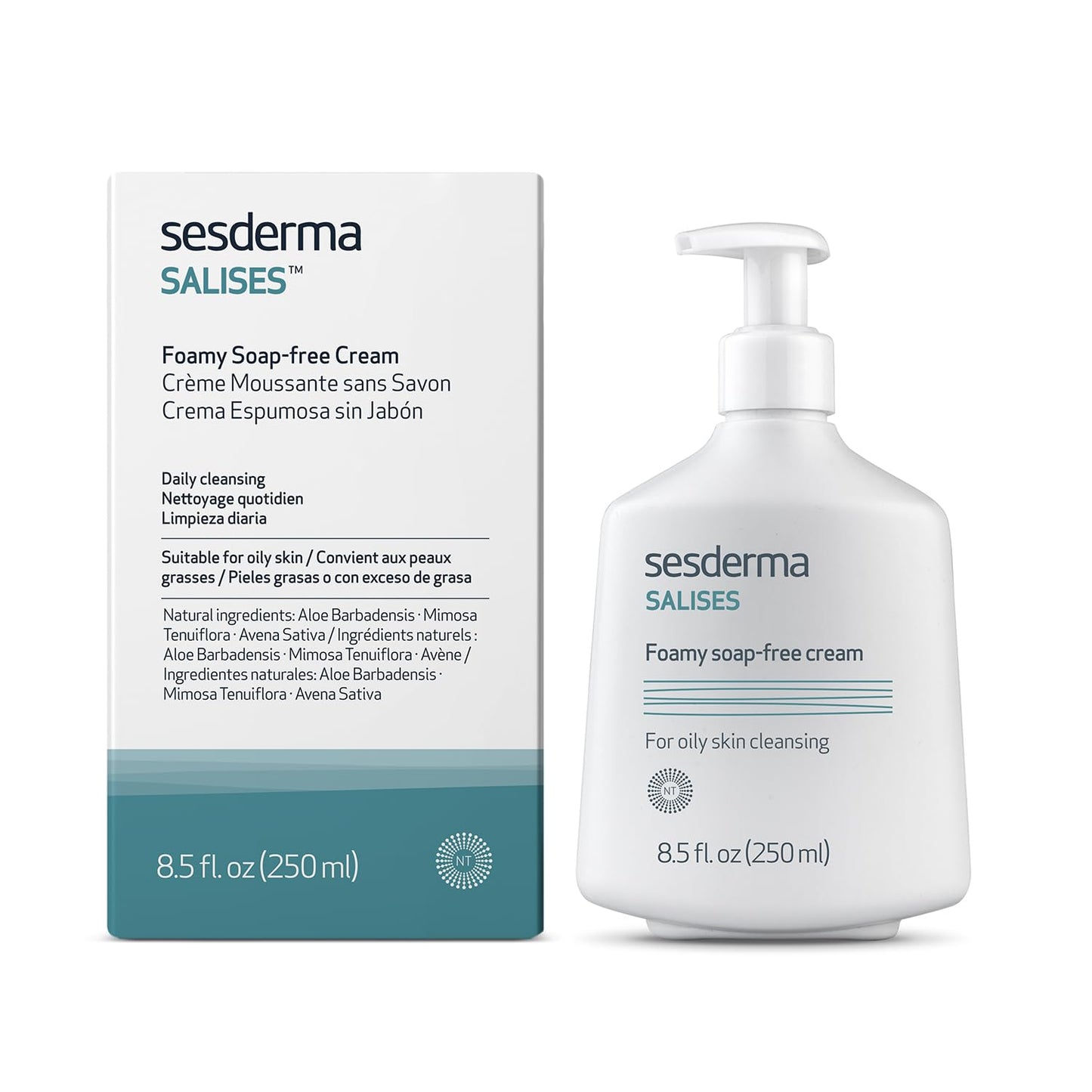 Sesderma Salises Foamy Face Wash - Gentle Soap-Free Cleanser for Oily & Acne-Prone Skin, 8.5 fl oz