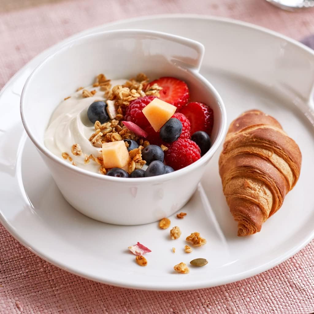 Villeroy & Boch New Wave Large Round Rice Bowl - 20.25 oz Premium Porcelain | Made in Germany, White