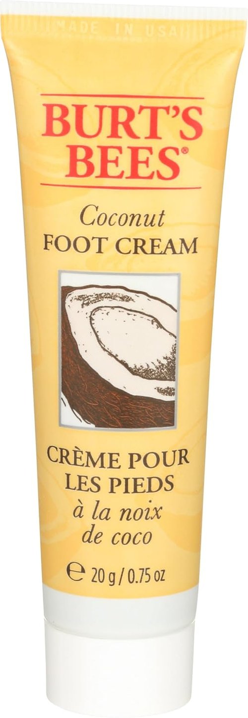 Burt's Bees Coconut Foot Cream - Nourishing Hydration for Soft Feet | 0.75 Ounce