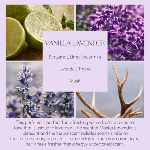 396 St. Rose Flower Reed Diffuser - Vanilla Lavender Scent | 200ml (6.7oz) Home Fragrance Decor