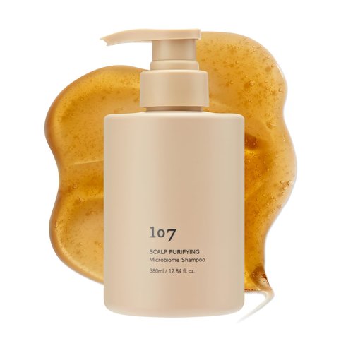 107 Clarifying Shampoo - Purifying Formula with Fermented Vinegar & Ginseng for Itchy Scalp | 12.84oz