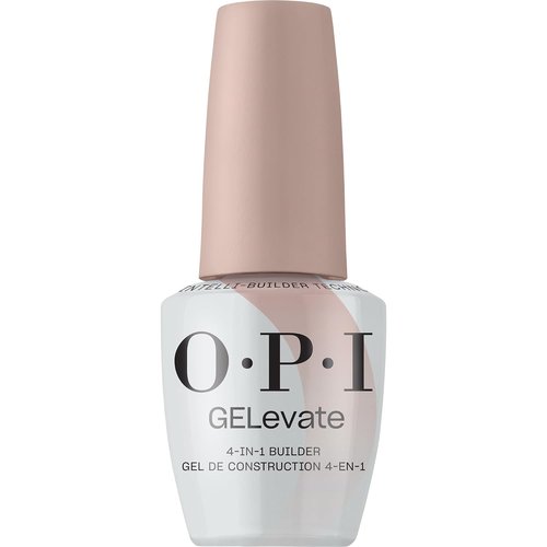 OPI GELevate 4-in-1 Nail Builder Gel - Vegan UV Cure Nail Polish | 15 ML for Strong, Beautiful Nails
