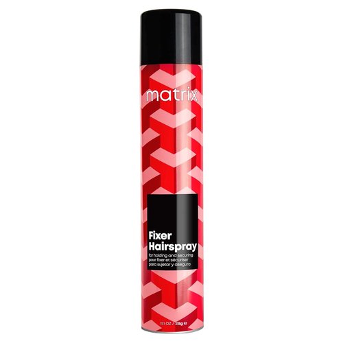 Matrix Styling Fixer Hairspray - Flake-Free Lift & Volume, Frizz Control, Flexible Hold | 11.1 Oz