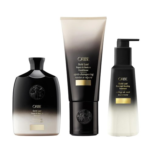 Oribe Gold Lust Restorative Night Creme - Luxurious Hair Care Bundle for Radiant Shine