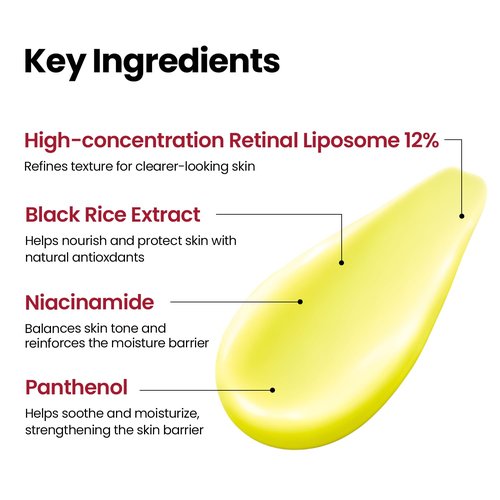 K-SECRET SEOUL 1988 Retinal Advanced Shot – Formulated with 22,275 Spicules and Advanced Retinal Liposome 12% | Fine Lines and Skin Texture Care Serum | Korean Skincare, 15ml / 0.51 fl oz