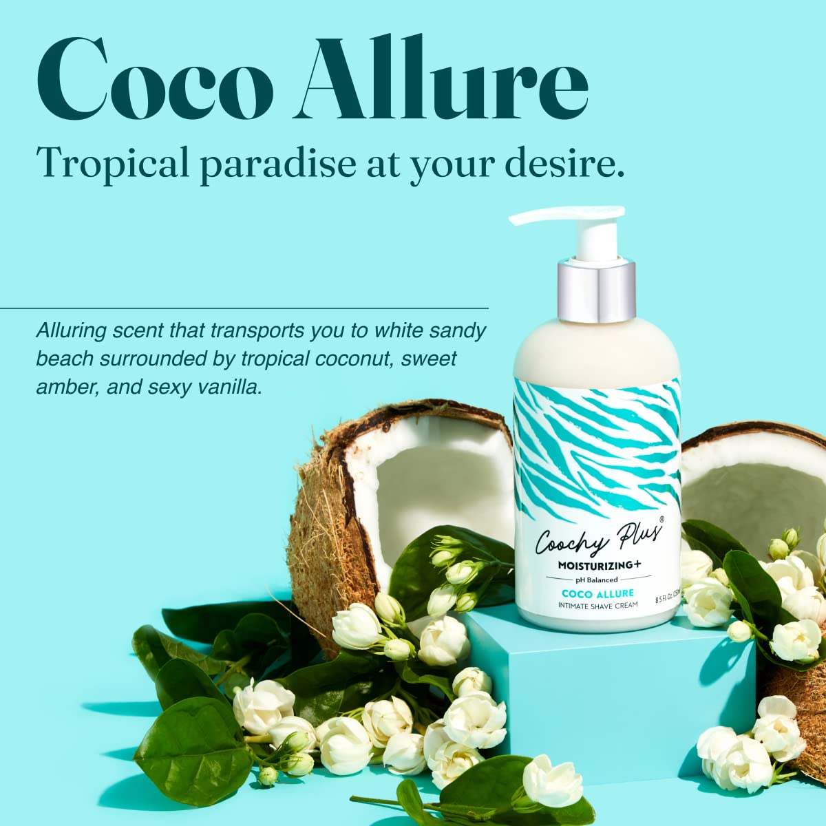 IntiMD Coochy Plus Intimate Shaving Complete Kit - Coco Allure & Organic After Shave Protection Soothing Moisturizer Mist - Antioxidant Formula Prevents Razor Burns, Itchiness & Ingrown Hair
