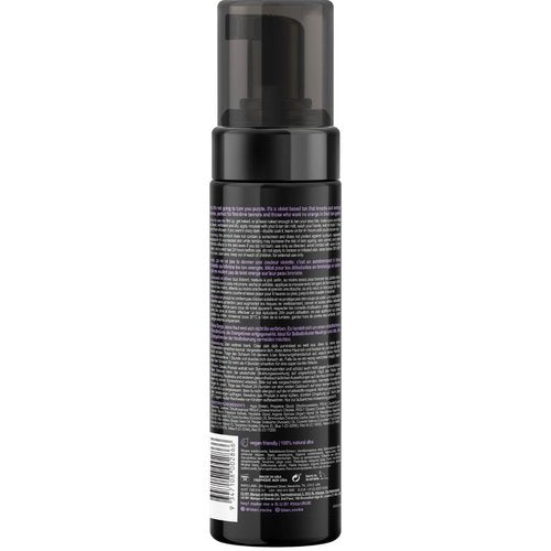 b.tan Violet Base Self Tanner Mousse - Love At First Tan | 1 Hour Express Foam for Dark Bronzing Glow, 6.7 Fl Oz