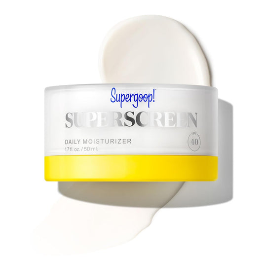 Supergoop! Superscreen SPF 40 - Hydrating Daily Moisturizer Sunscreen | 1.7 fl oz - UV & Pollution Protection