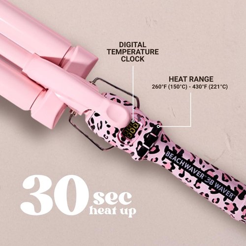 Beachwaver 3B Waver - Professional Curling Iron for Effortless Beach Waves | Compact Design