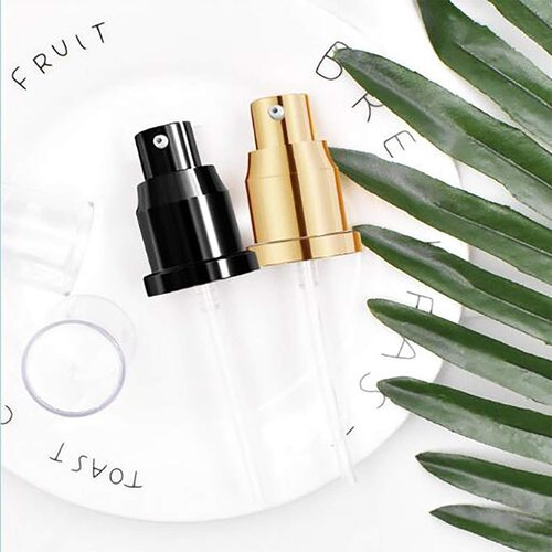 LUFOX Foundation Pump Set - Perfect for Maybelline Fit Me Liquid Foundation | Gold & Black