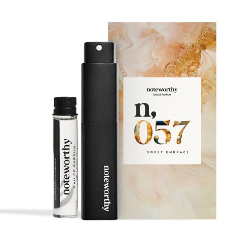Noteworthy N,057 Sweet Embrace Eau De Parfum - Warm Vanilla & Passionfruit | Long-Lasting Unisex Fragrance (Travel + Refill)