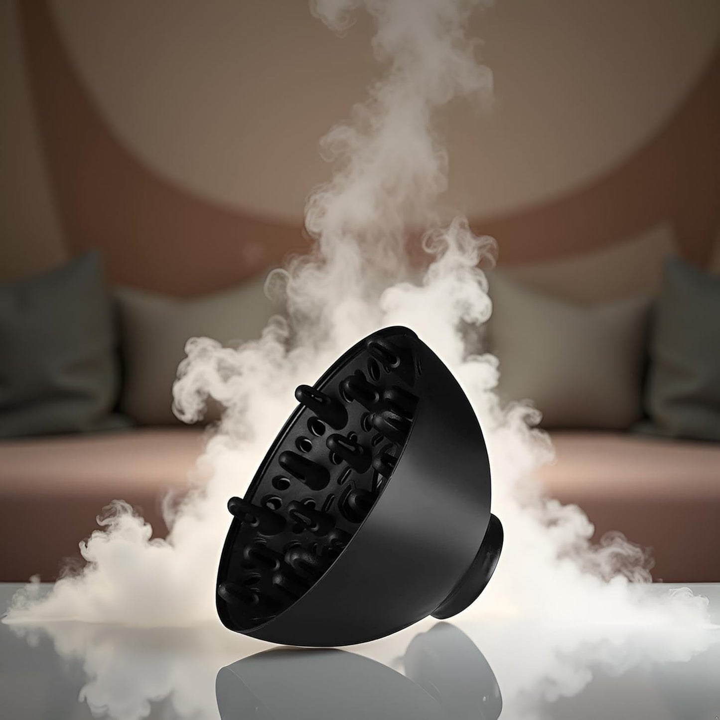 Universal Black Hair Dryer Diffuser - Perfect Attachment for Curly Hair Styling