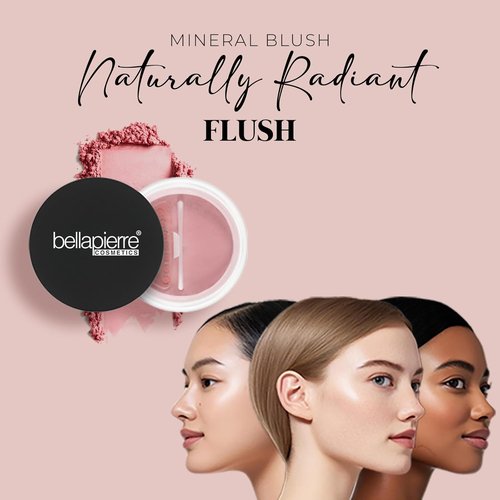 Bellapierre Mineral Blush - Lightweight Loose Powder Cheek Color, Talc-Free & Hypoallergenic - 0.3 oz | Desert Rose