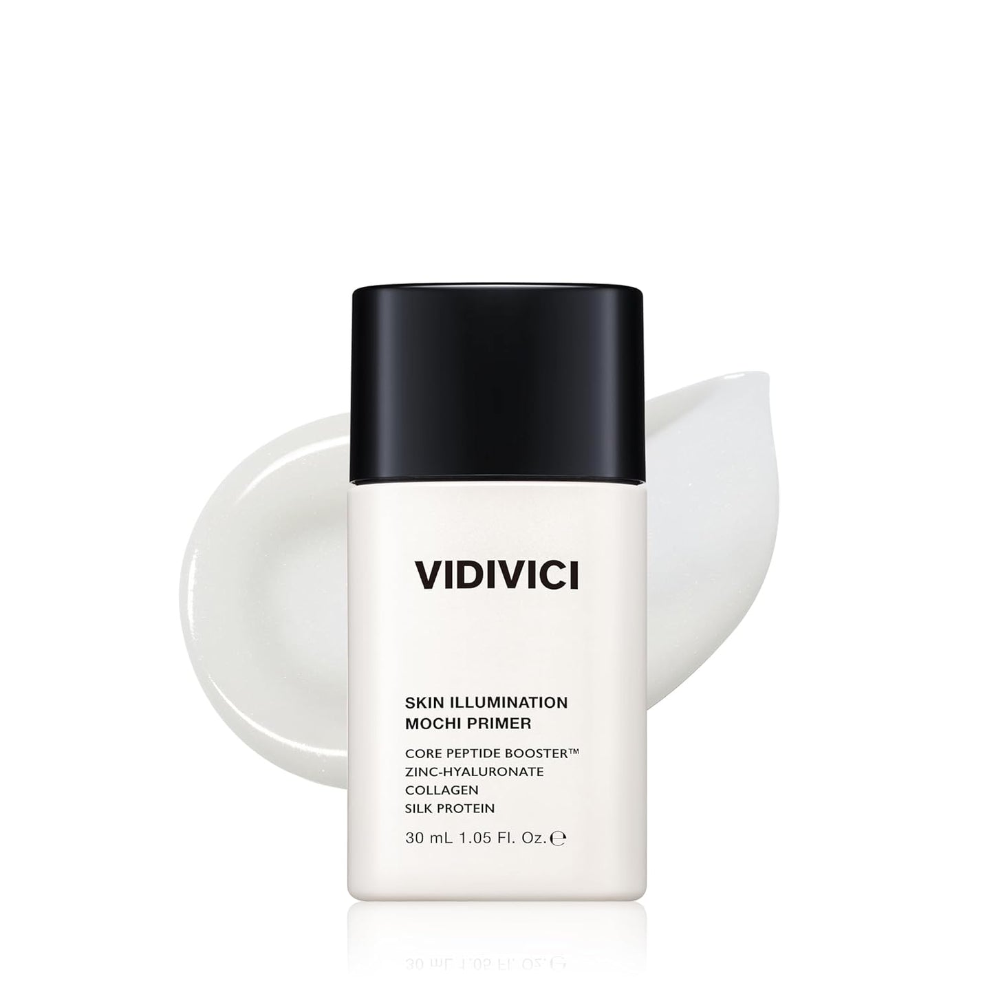 VIDIVICI Skin Illumination Mochi Primer - K-Beauty Pore Blurring Makeup Primer | 1.05 fl oz, Hydrating Base with 84% Skincare Ingredients