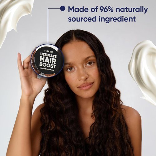 Moerie Hair Growth & Repair Mask - Vegan-Friendly Treatment for Thicker, Fuller Hair | Paraben & Silicone Free