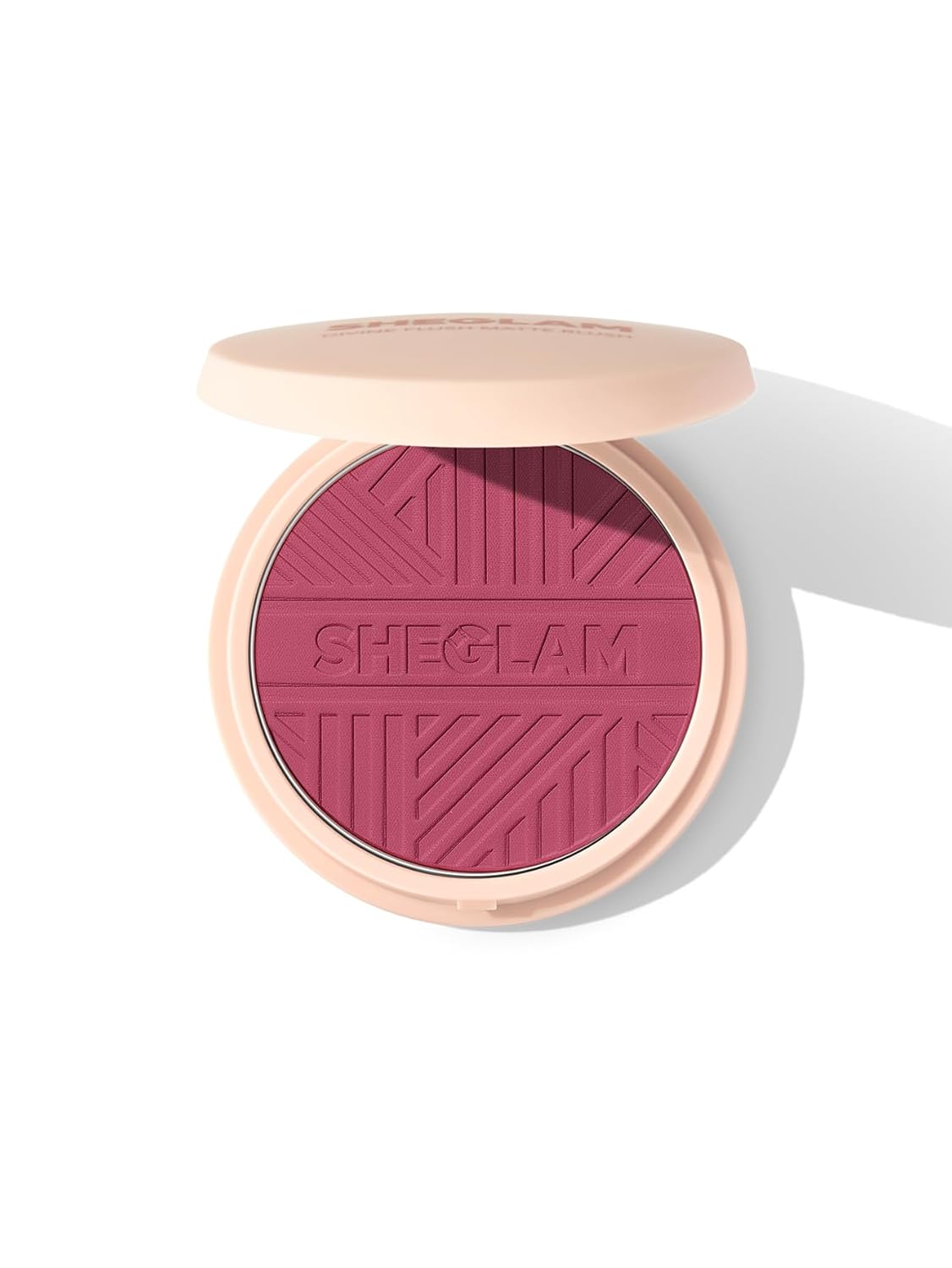 SheGlam Divine Flush Matte Blush Powder - Highly Pigmented, Long-Lasting Natural Finish | Lightweight Face Makeup