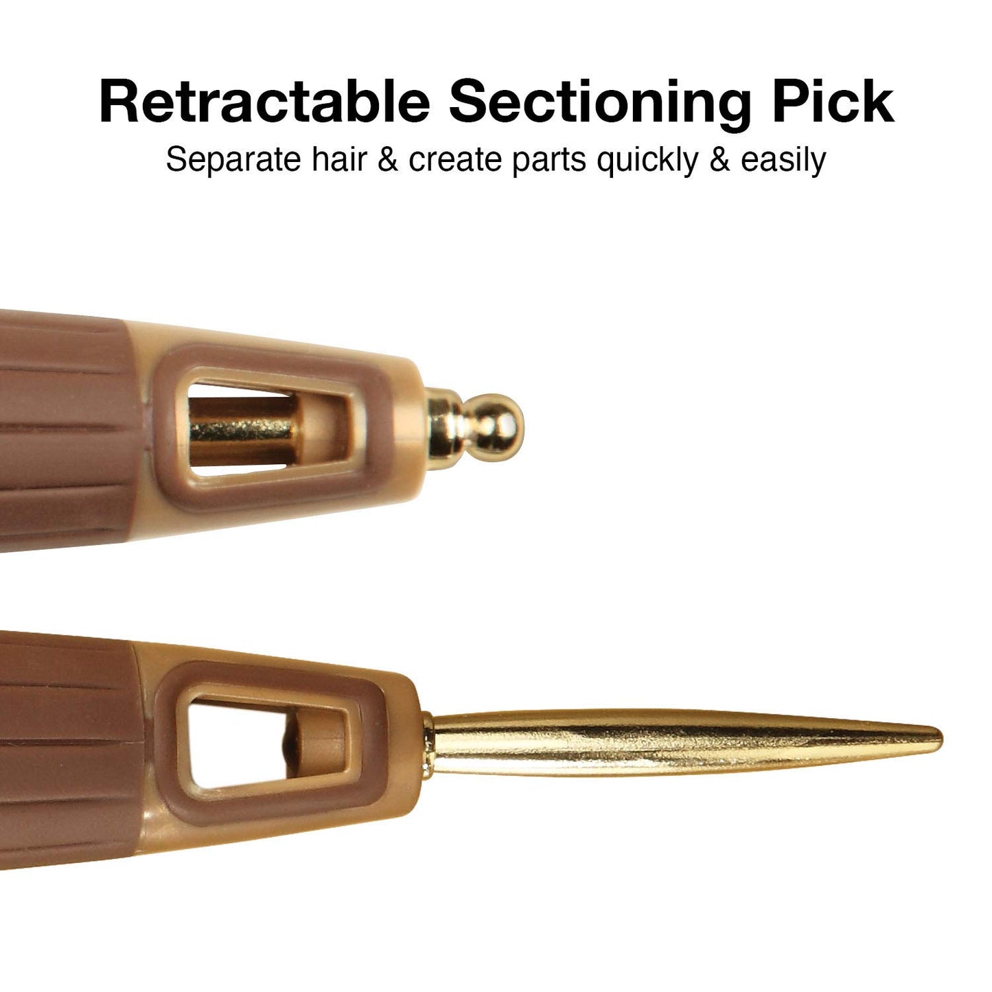 Olivia Garden NanoThermic Ceramic + Ion Round Thermal Hair Brush - Not Electrical - Professional Blowout Brush for Normal to Thick Hair - 3/4"-Diameter Barrel - NT-18