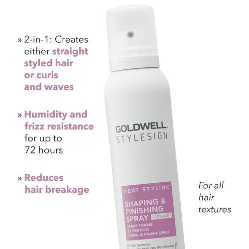 Goldwell StyleSign Shaping & Finishing Spray - Flexible Hold Hair Spray for All Hair Types
