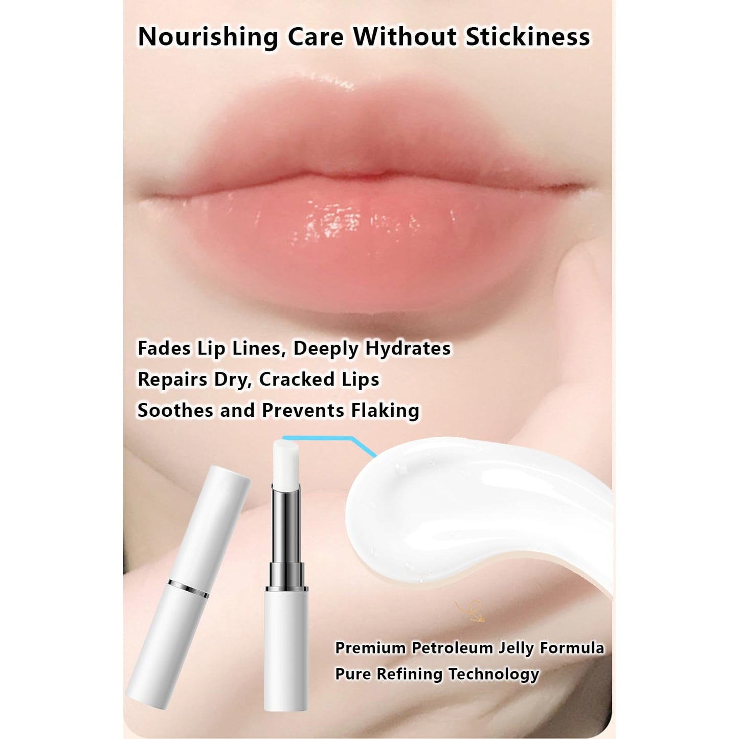 Skiennix Lip Primer - Colorless & Odorless Smoothing Base for Makeup | Non-Sticky Lightweight Balm