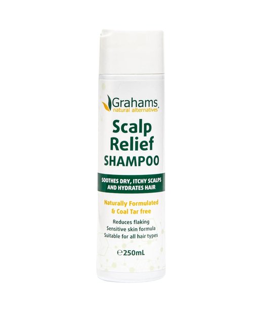 Grahams Natural Scalp Relief Shampoo - Dandruff & Itchy Scalp Treatment with Colloidal Oatmeal | 8.45 fl oz